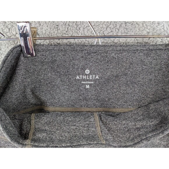 Athleta Salutation Women's size Medium Gray Capri Yoga Crop Leggings - Picture 3 of 8